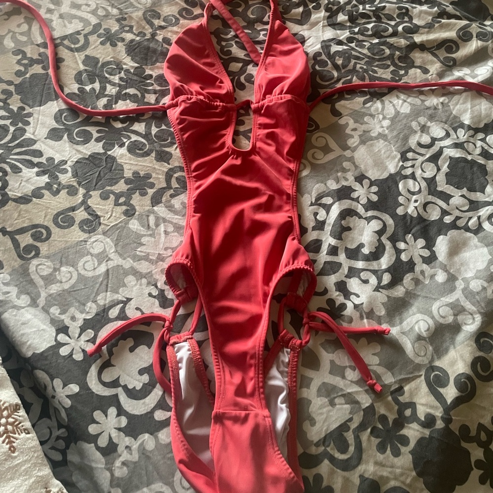 Tie back monokini